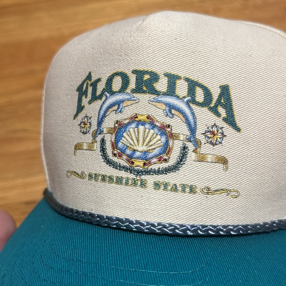 Vintage Flordia Sunshine State Snapback / Rope Trucker Style / 90s - Picture 9 of 9